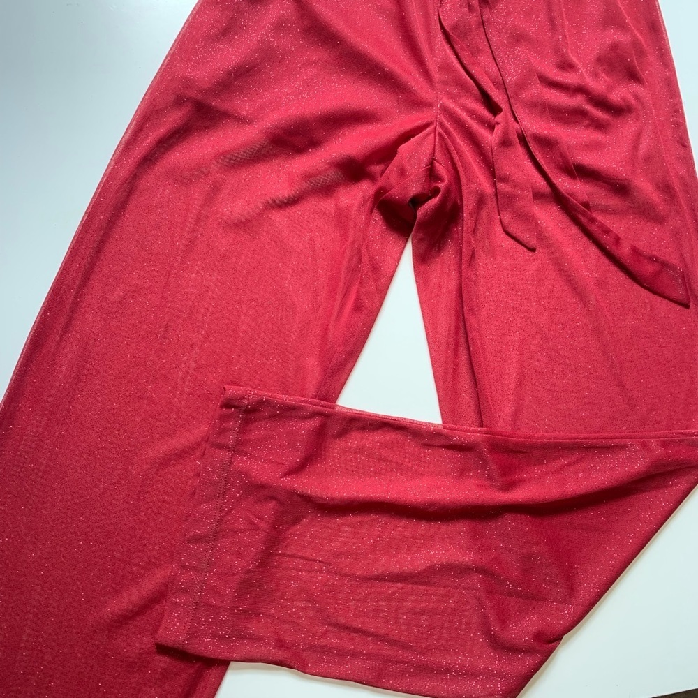 NWOT SWEET STORM Burgundy Jumpsuit - Picture 3 of 9